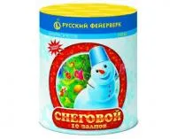 Батарея салютов Снеговой Р7212 купить от производителя Русский Фейерверк — Братск