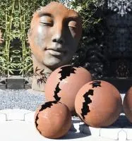 Кортен 3 шара — парк декор (518952) ∅ 950 750 450 мм. Братск