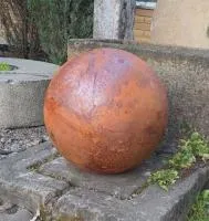 Сфера 3D парк КОРТЕН сталь (518912) ∅ 500 мм. Братск