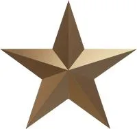 Звезда на памятник ветерану ВОВ из бронзы в Братске (518494)