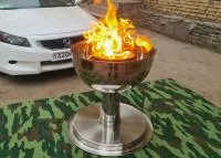 Чаша торжественного огня афины (51756458) производство для ø 360 мм. ветроустойчивая в Братске